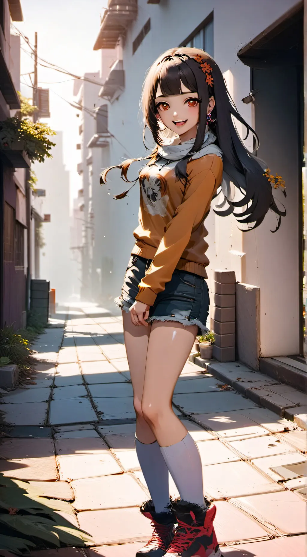 ai character: Luz background