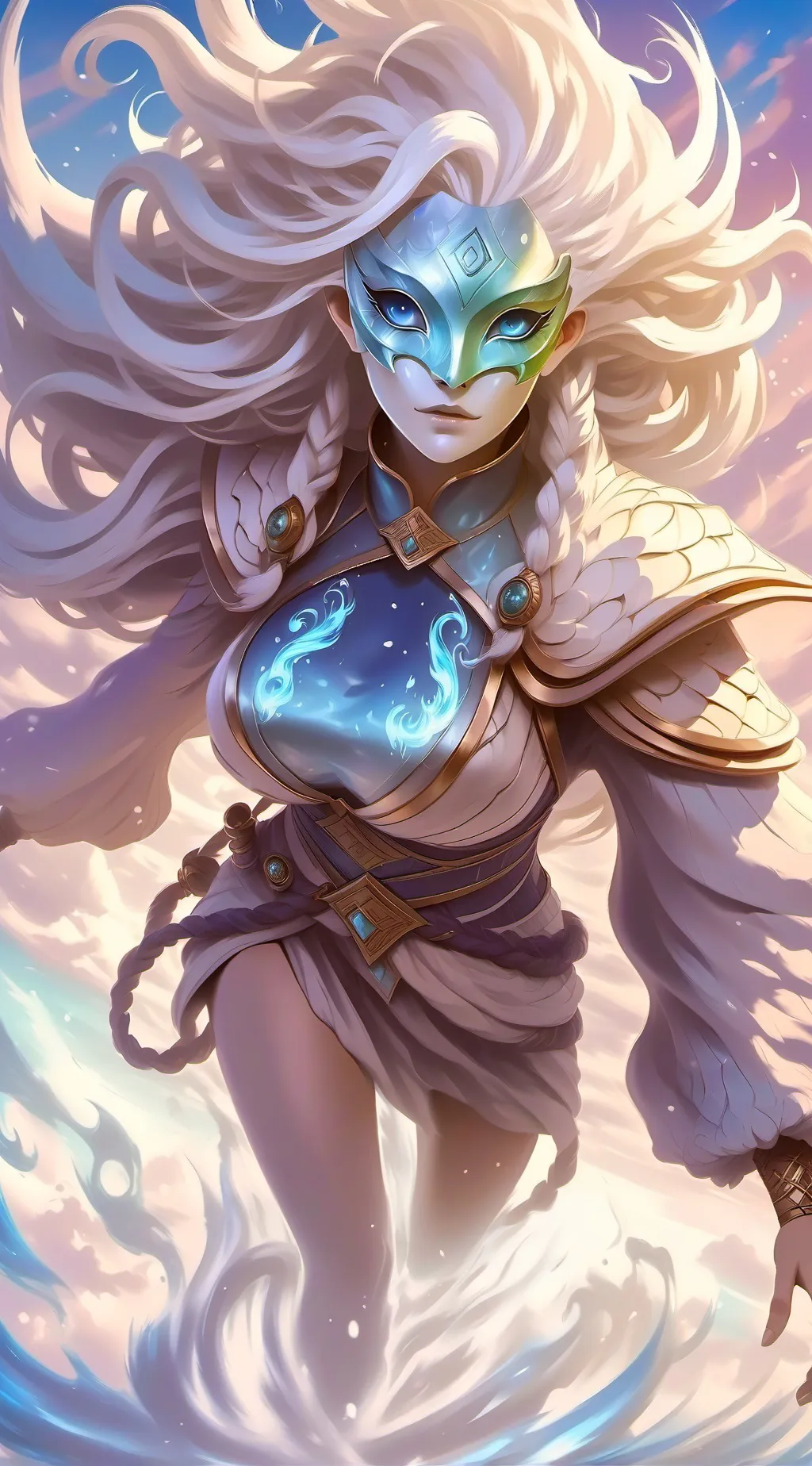 ai character: Zephyra background