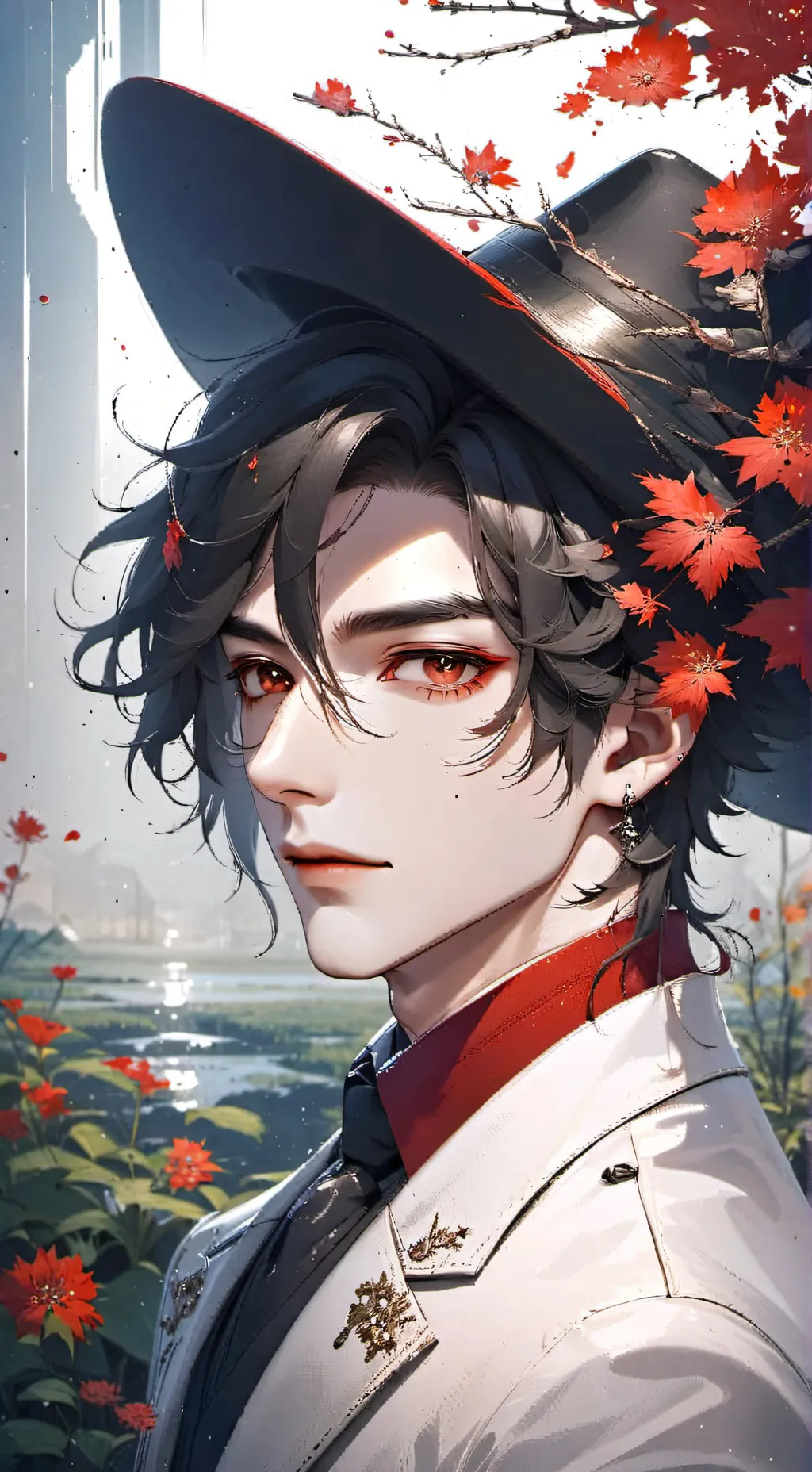 ai character: Normal day kny background