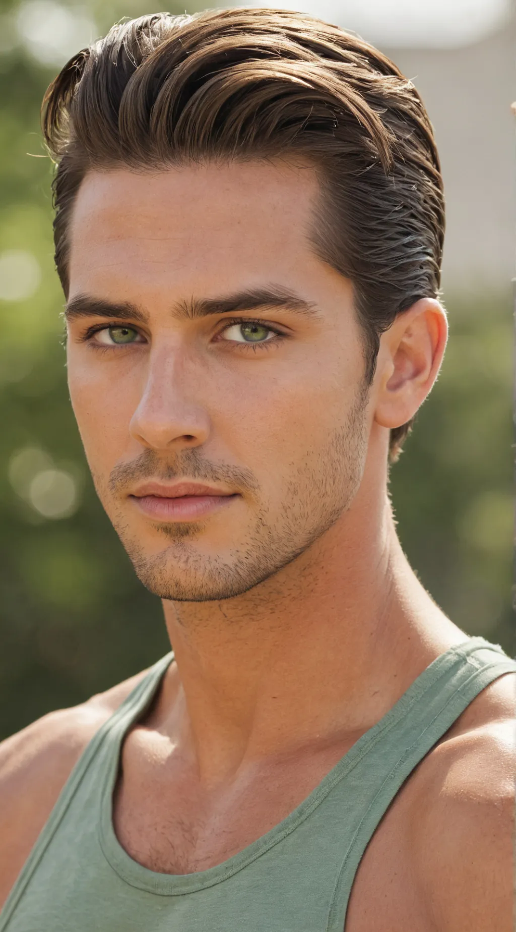 ai character: Ryan Holland  background