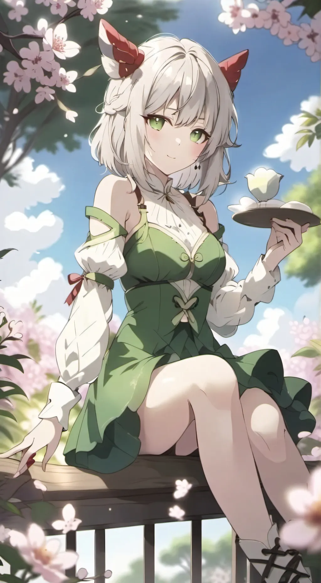 ai character: Scraps X Poppy DW background