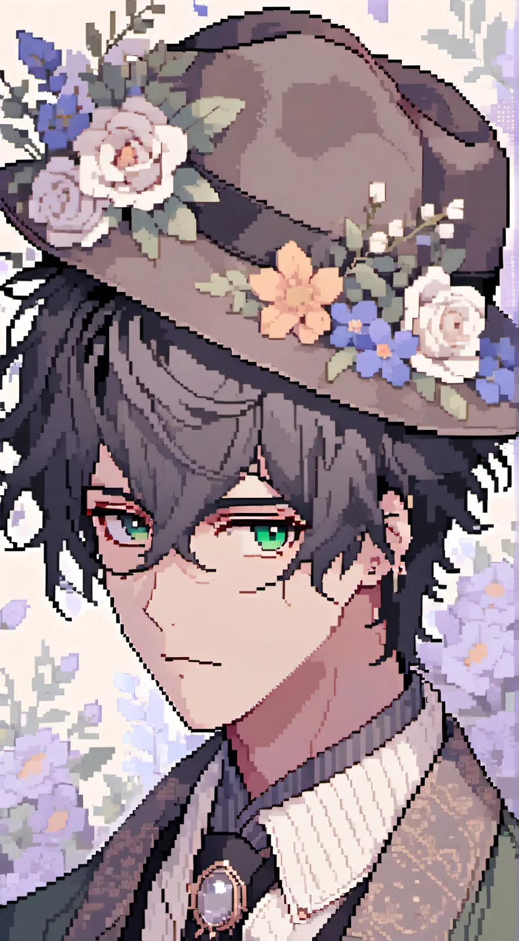 ai character: Ranpo with ability background
