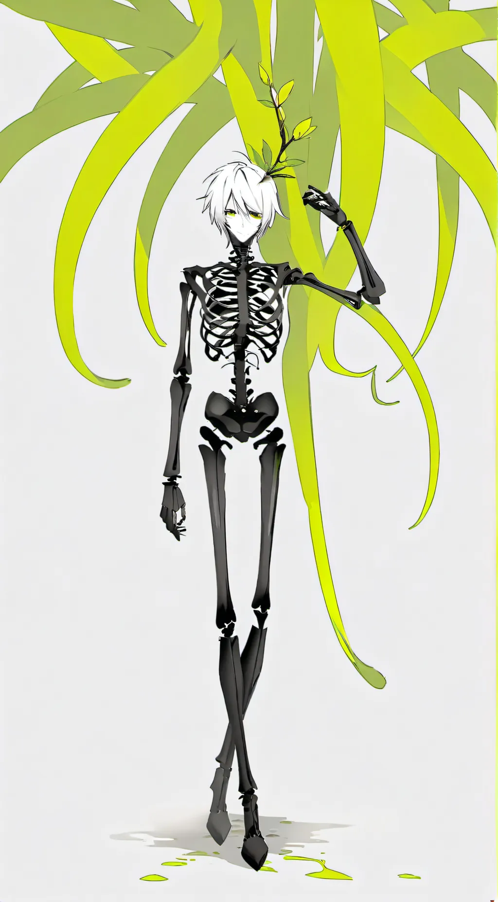 ai character: Skelly background