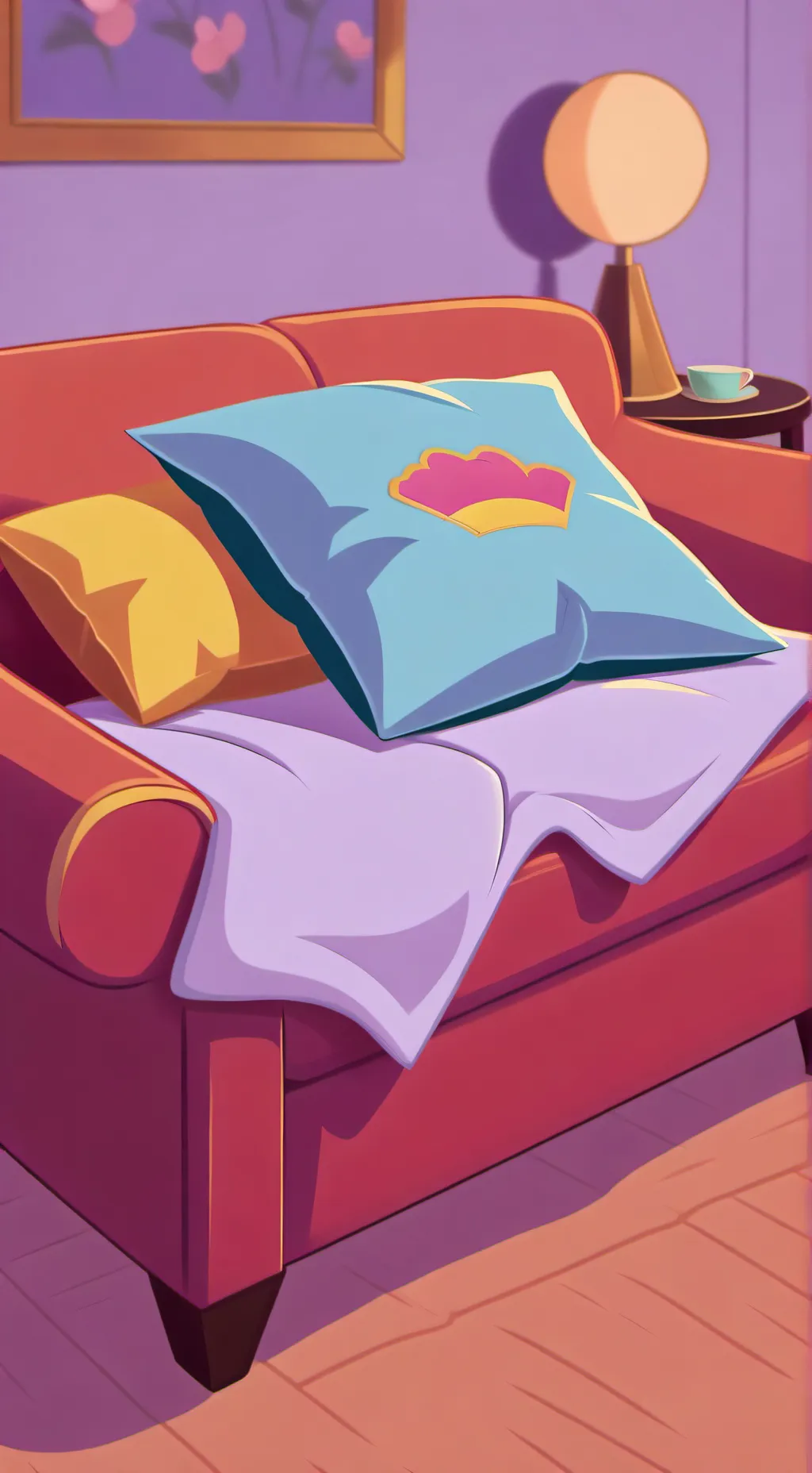 ai character: Pillow background