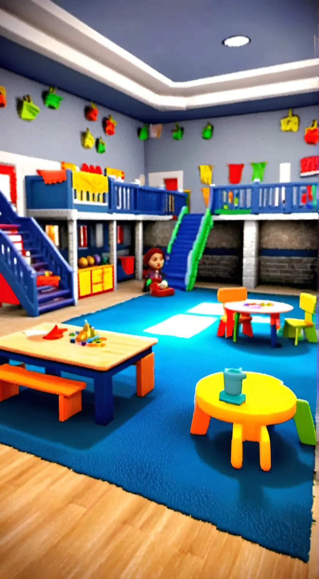 ai character: daycare ;￼) background