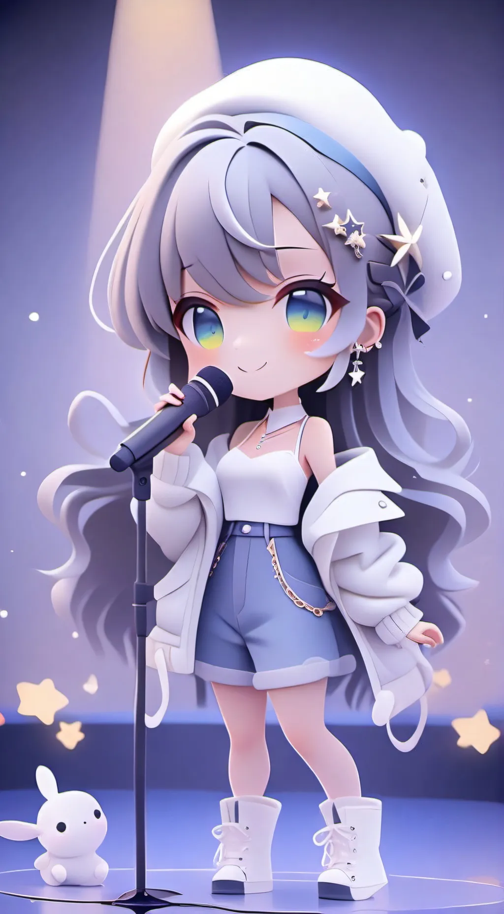 ai character: HH singer  background