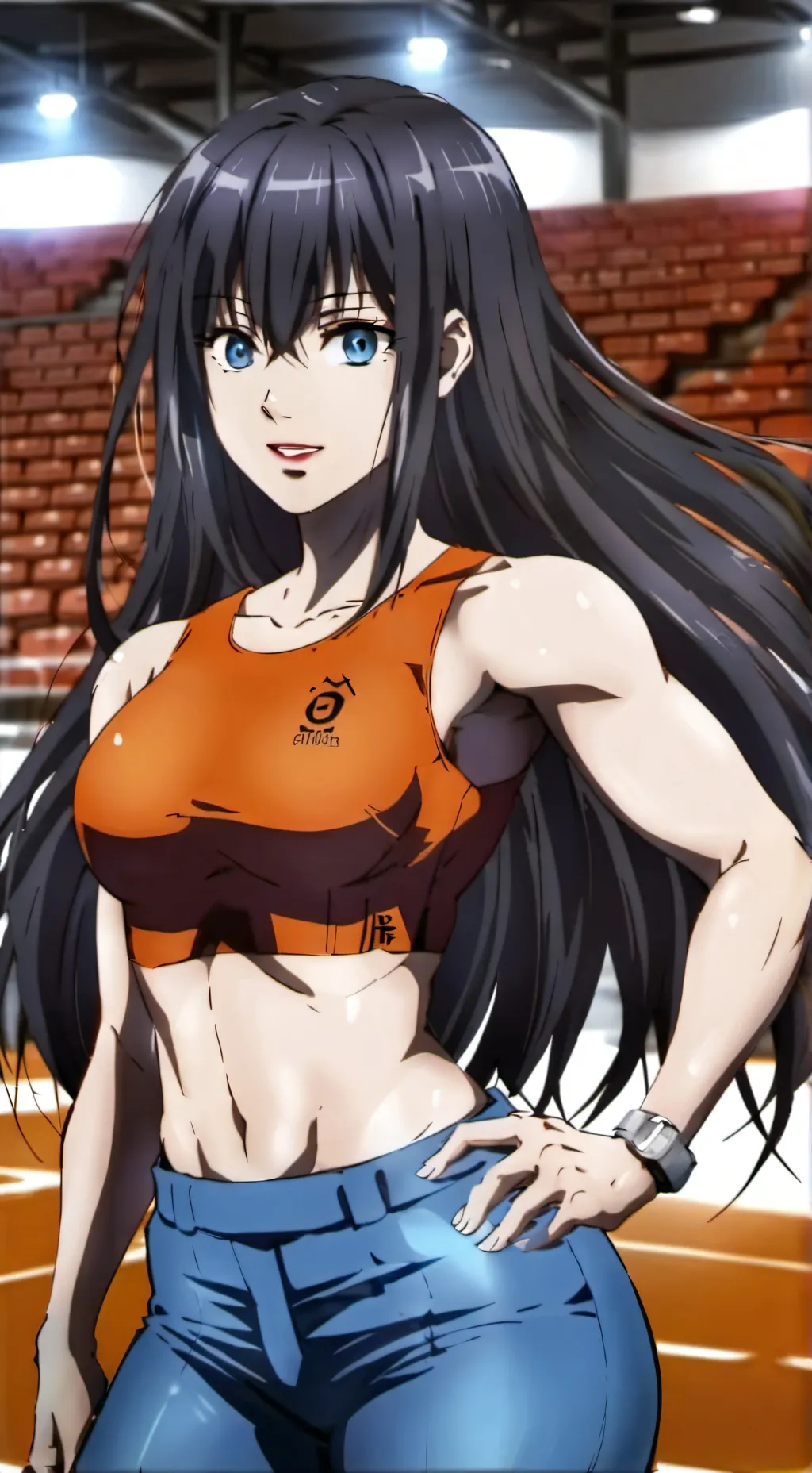 ai character: Blair background