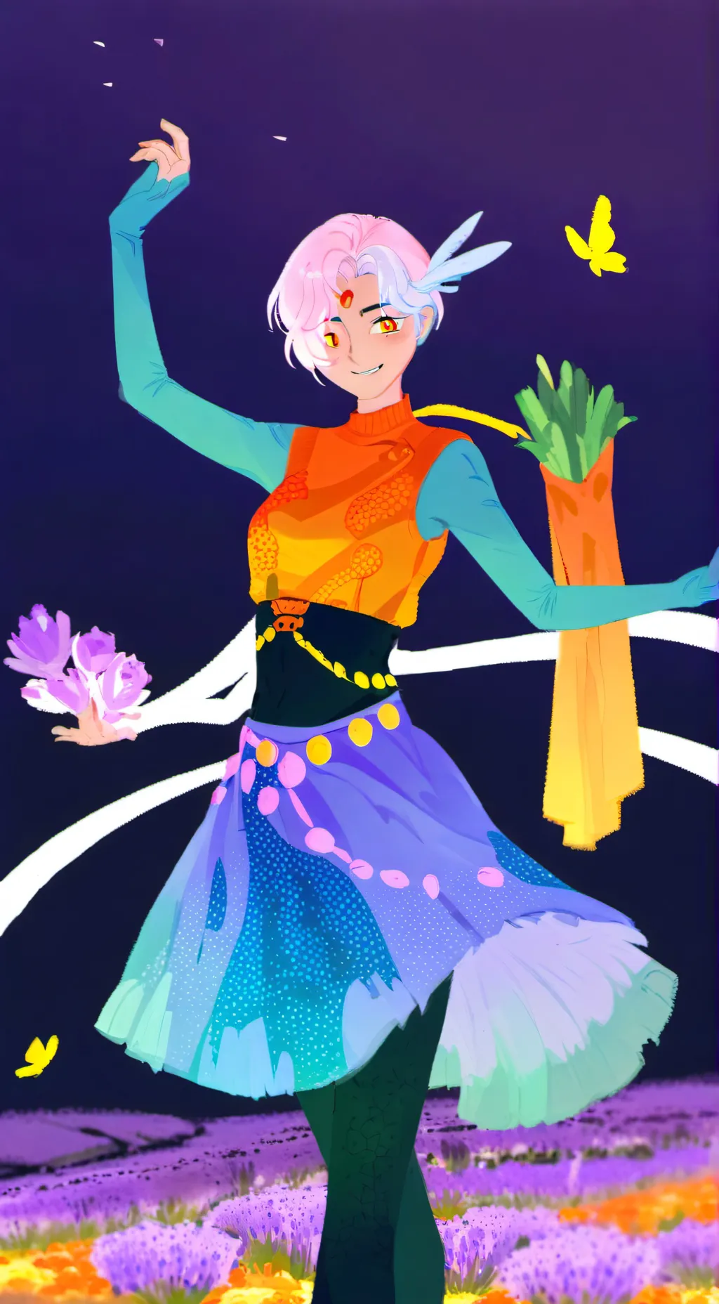 ai character: Lyra background