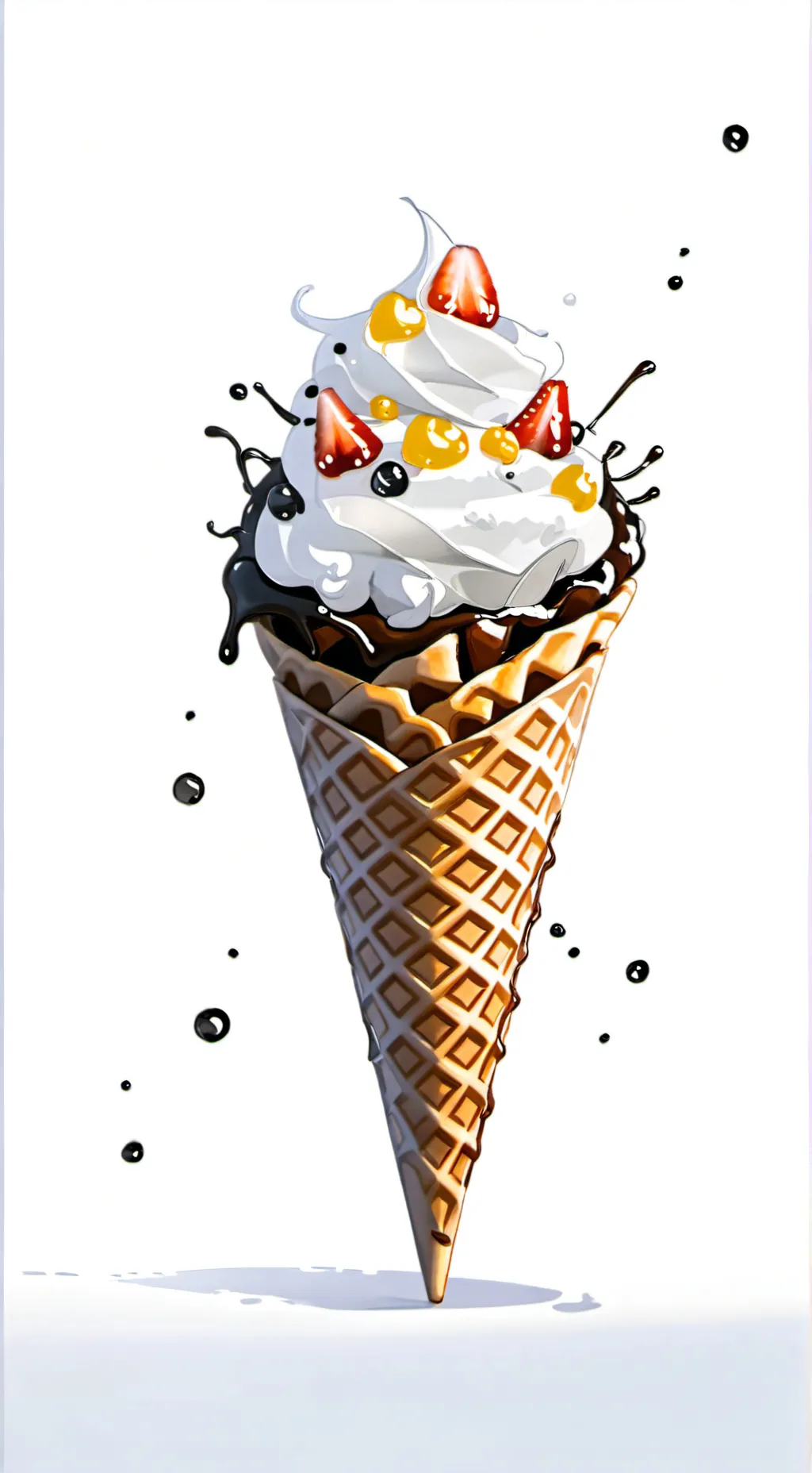 ai character: Pure Vanilla Cooki background