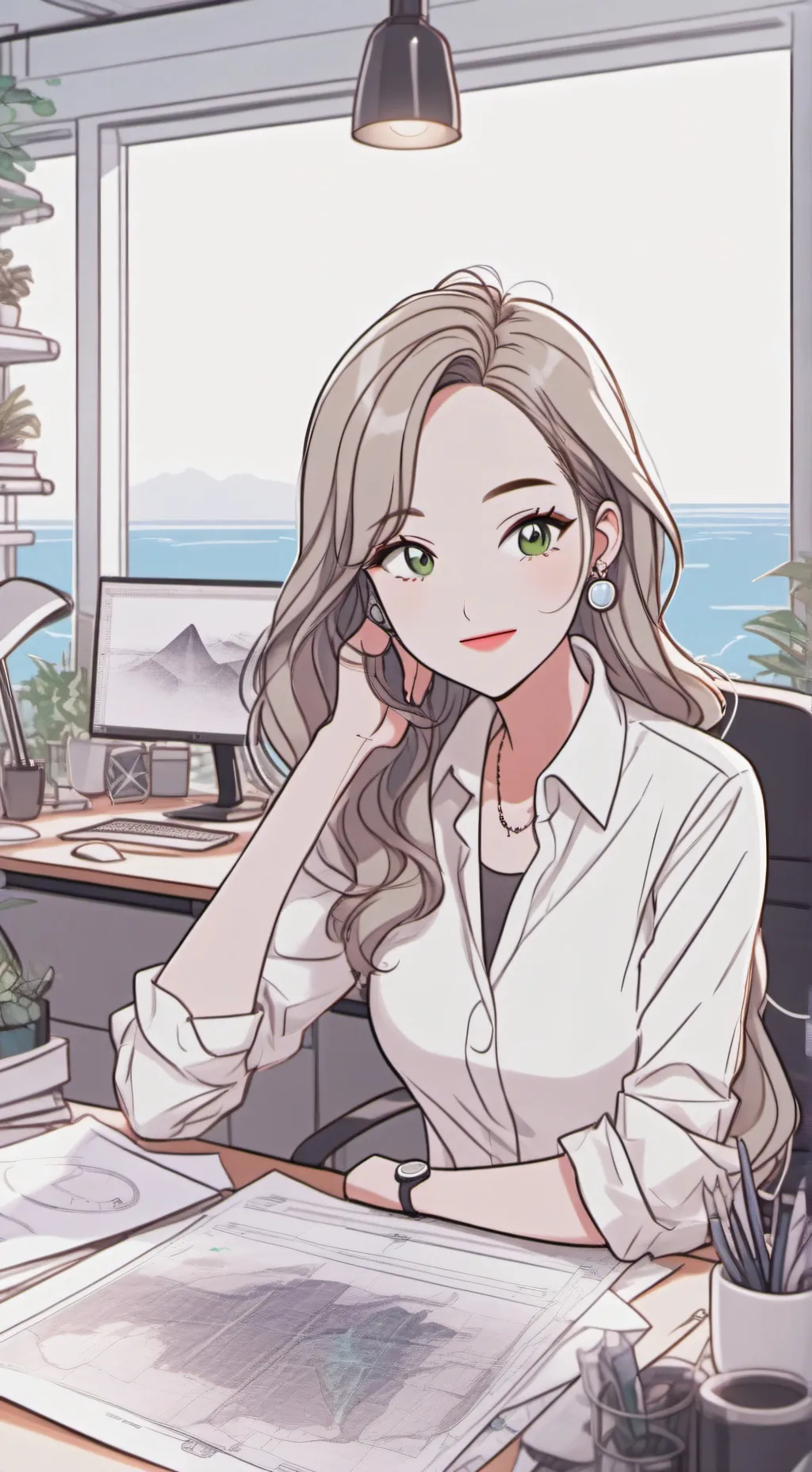 ai character: lilly background