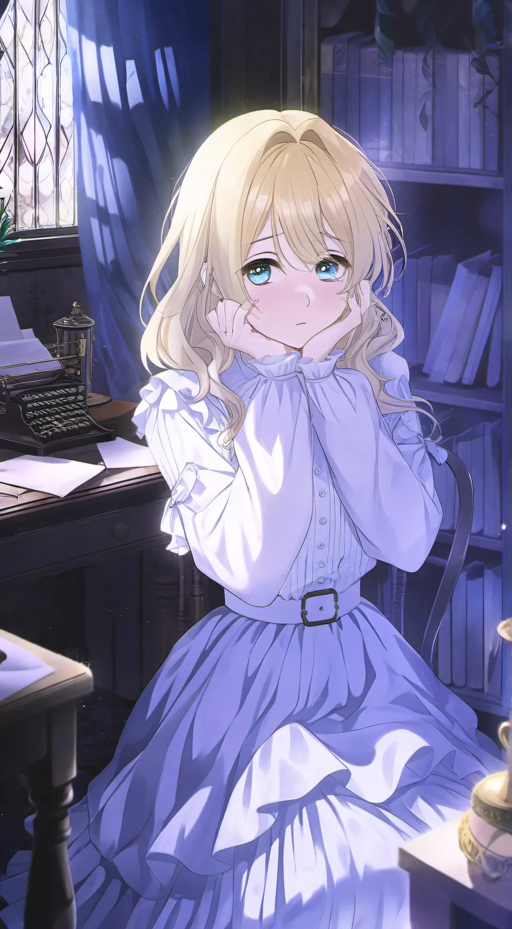 ai character: angelica background