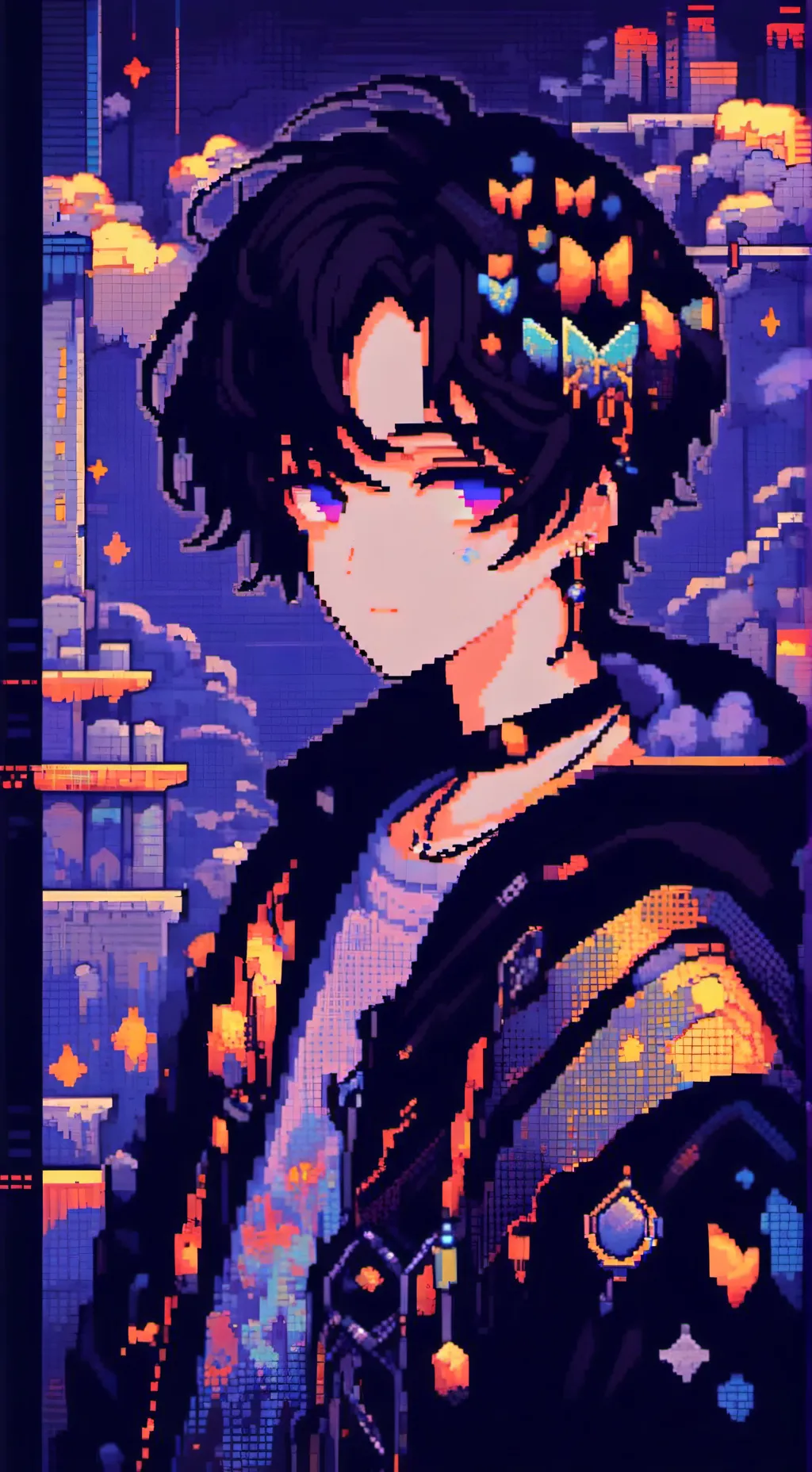 ai character: mha idk background