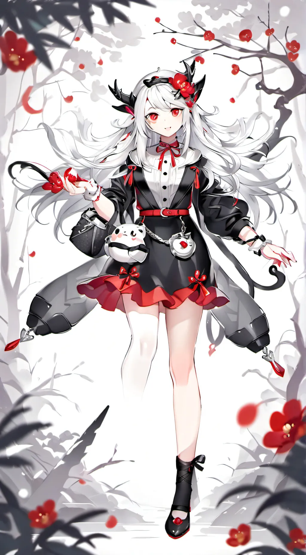 ai character: luna  background