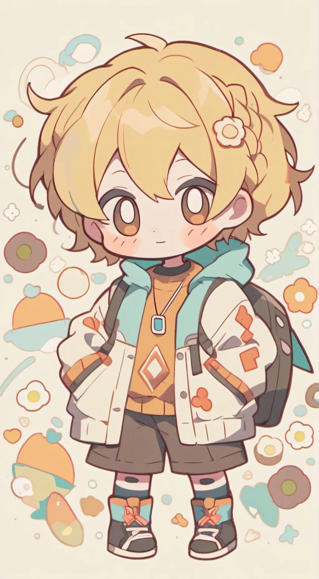 ai character: Birthday  background