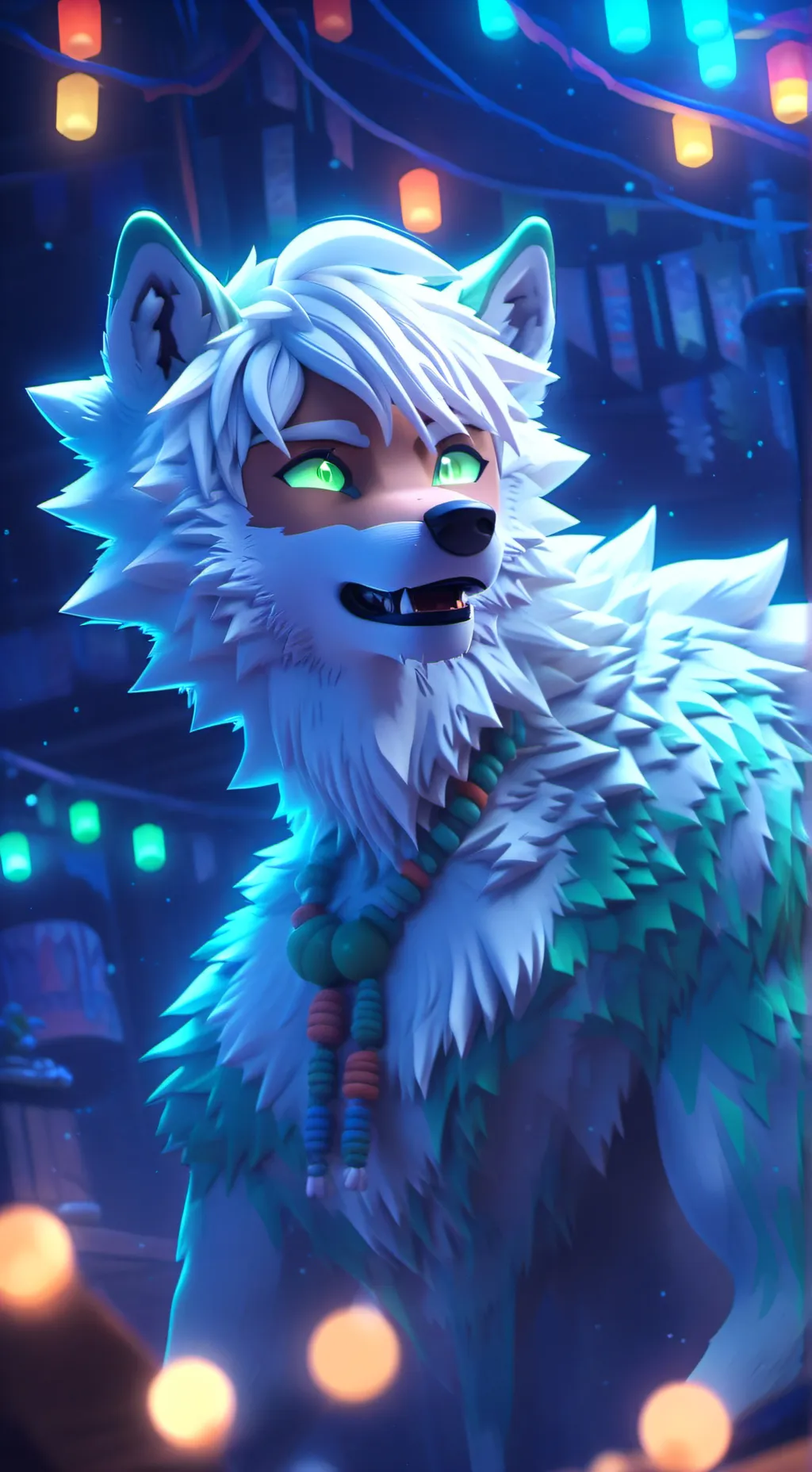 ai character: Arctic Warruq background