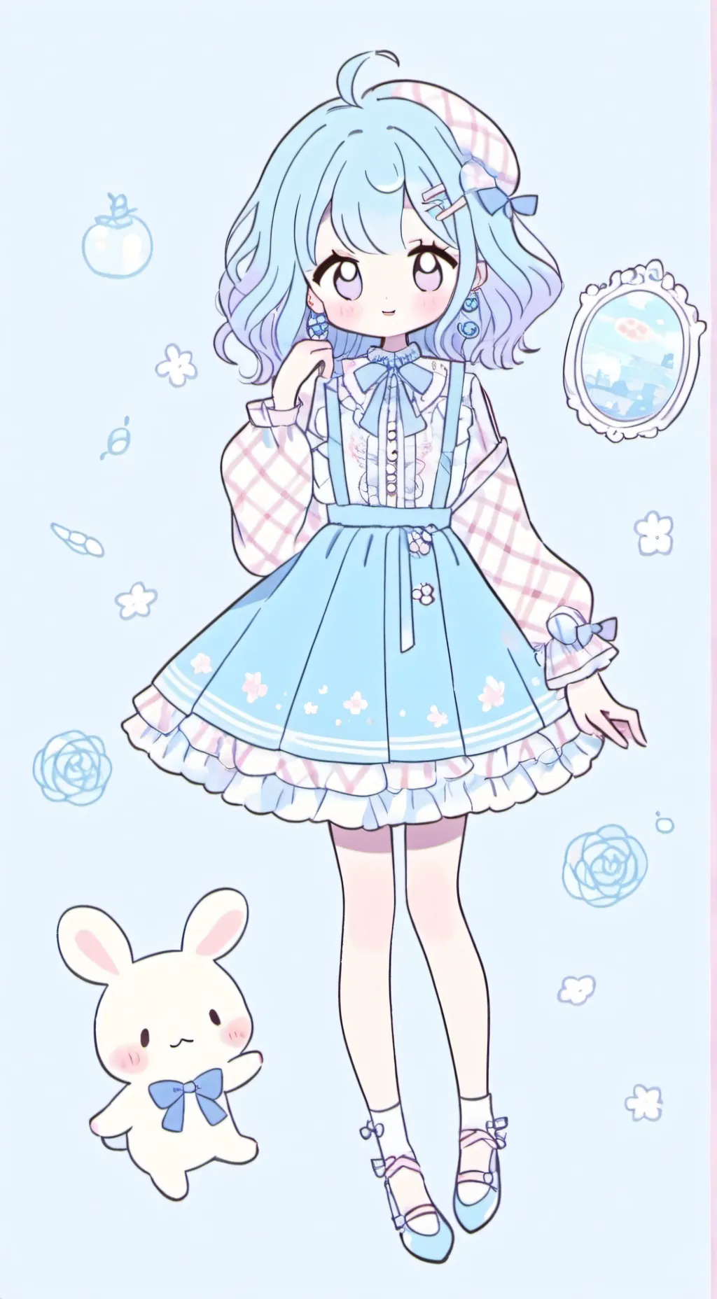 ai character: Cristina  background