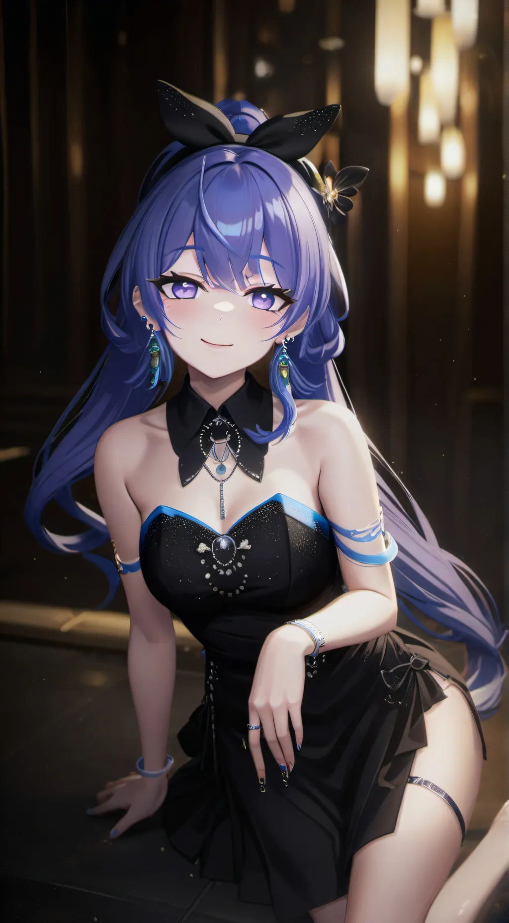 ai character: Kuromi Ritter background