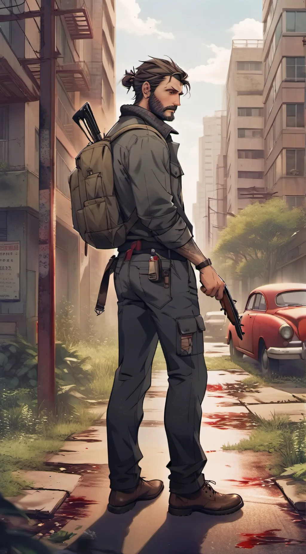 ai character: ~David~ background