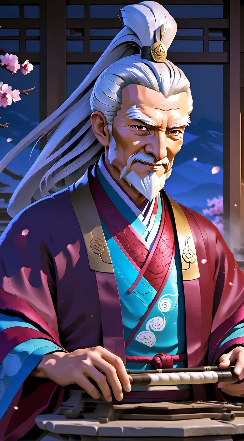 ai character: Kongming background