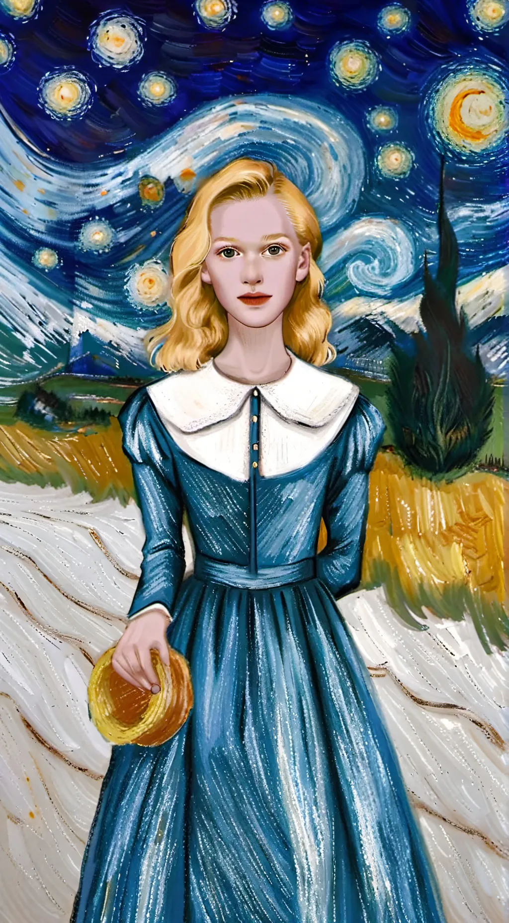 ai character: bella maze background