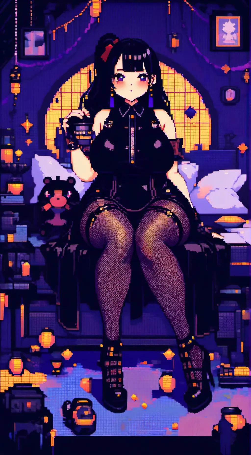 ai character: Yes Little Piggies background