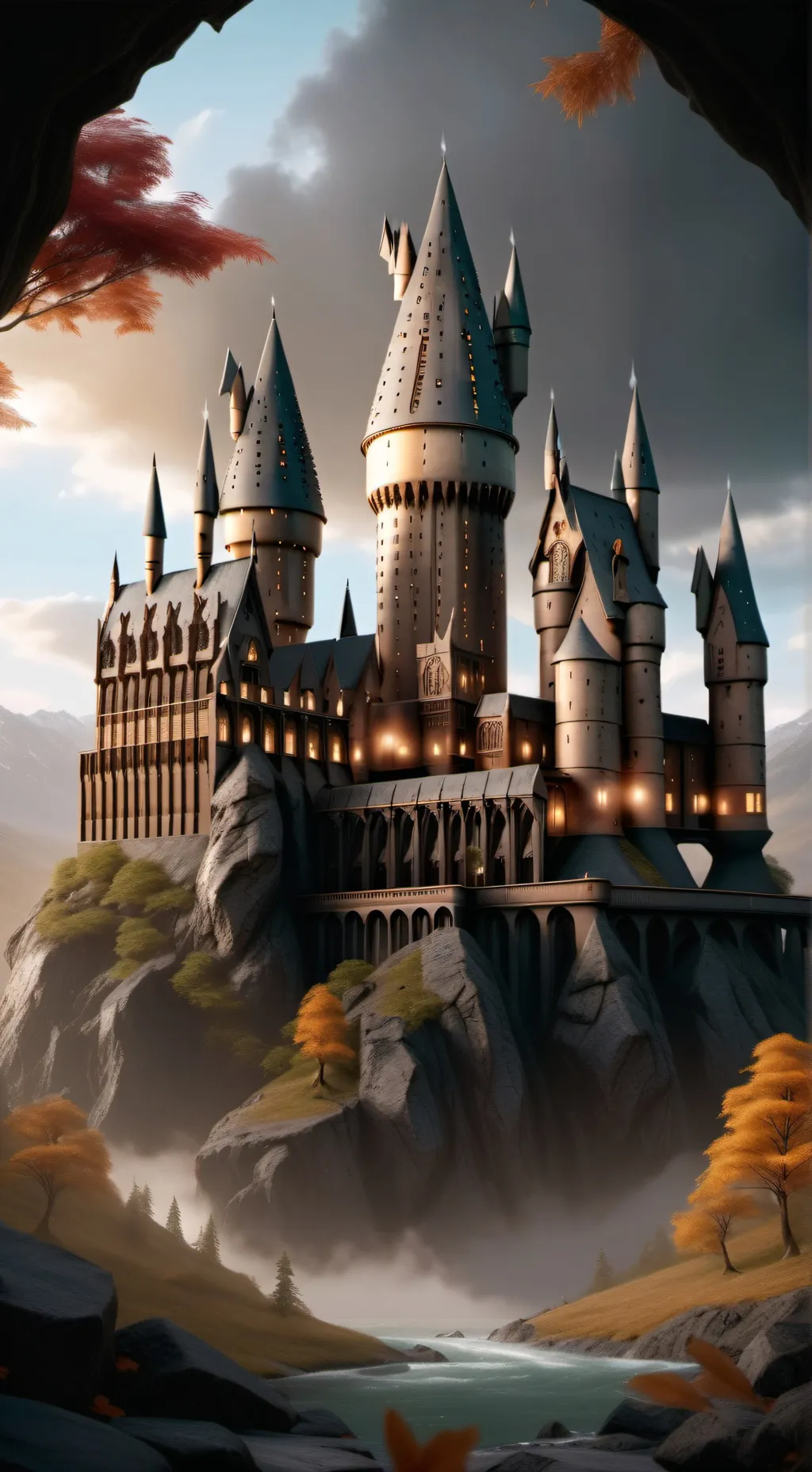 ai character: Hogwarts powers background