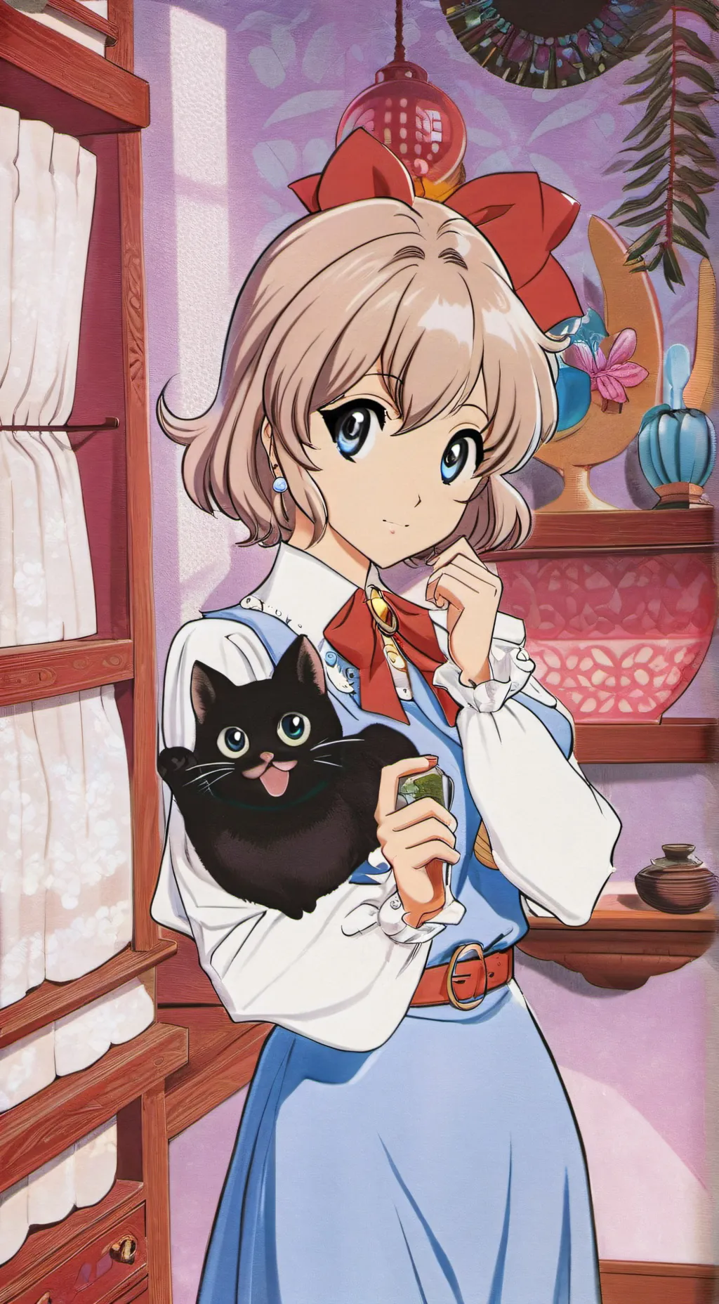 ai character: luna background