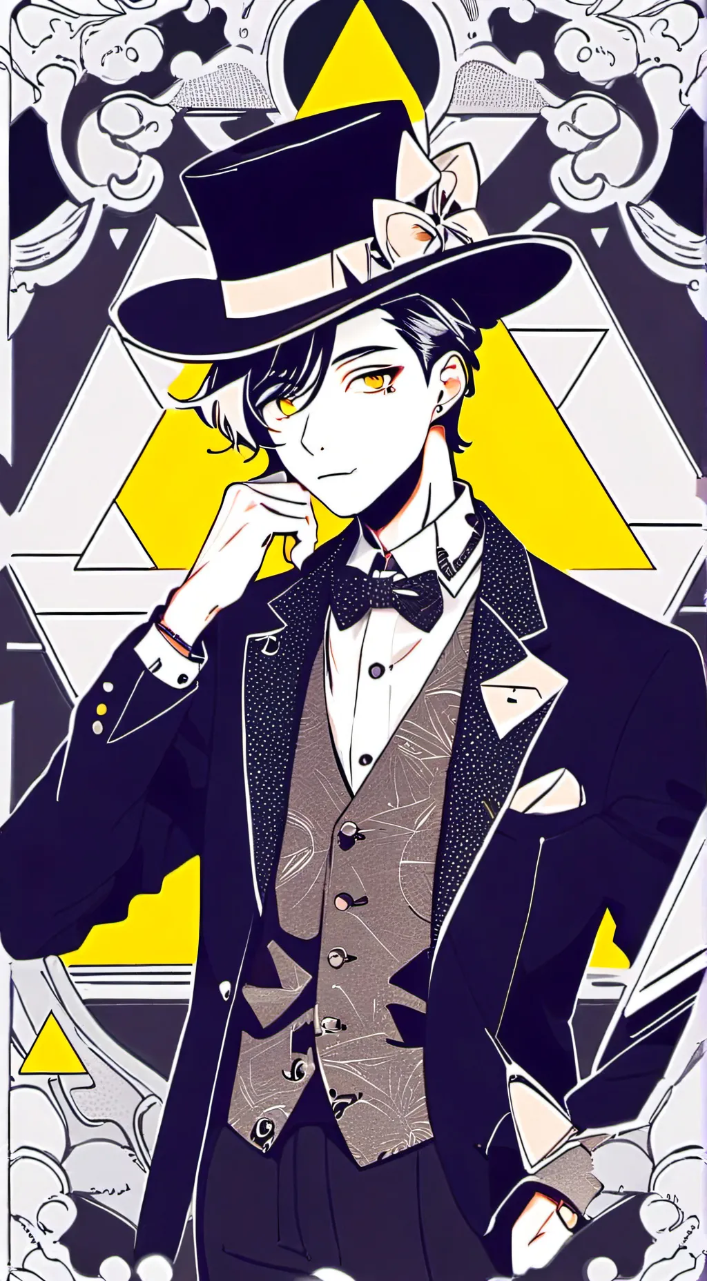 ai character: Bill Cipher background