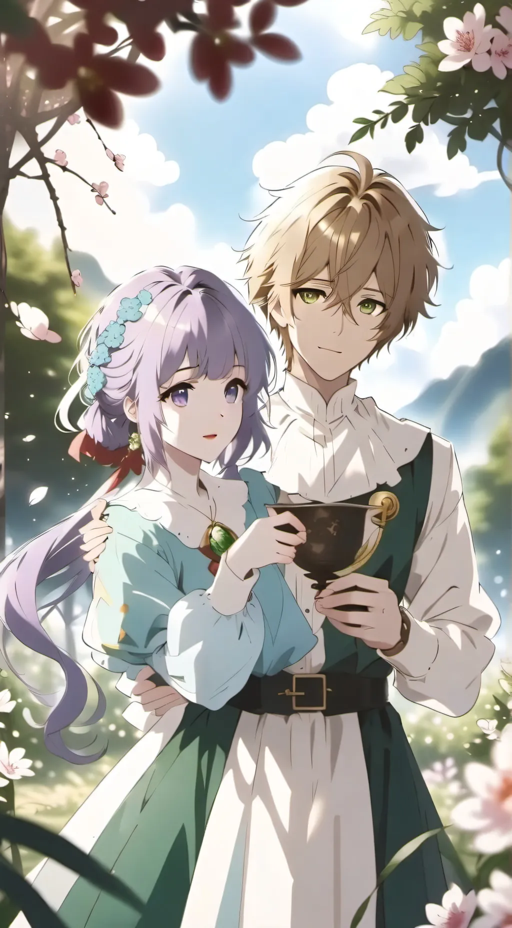 ai character: dw x tu background
