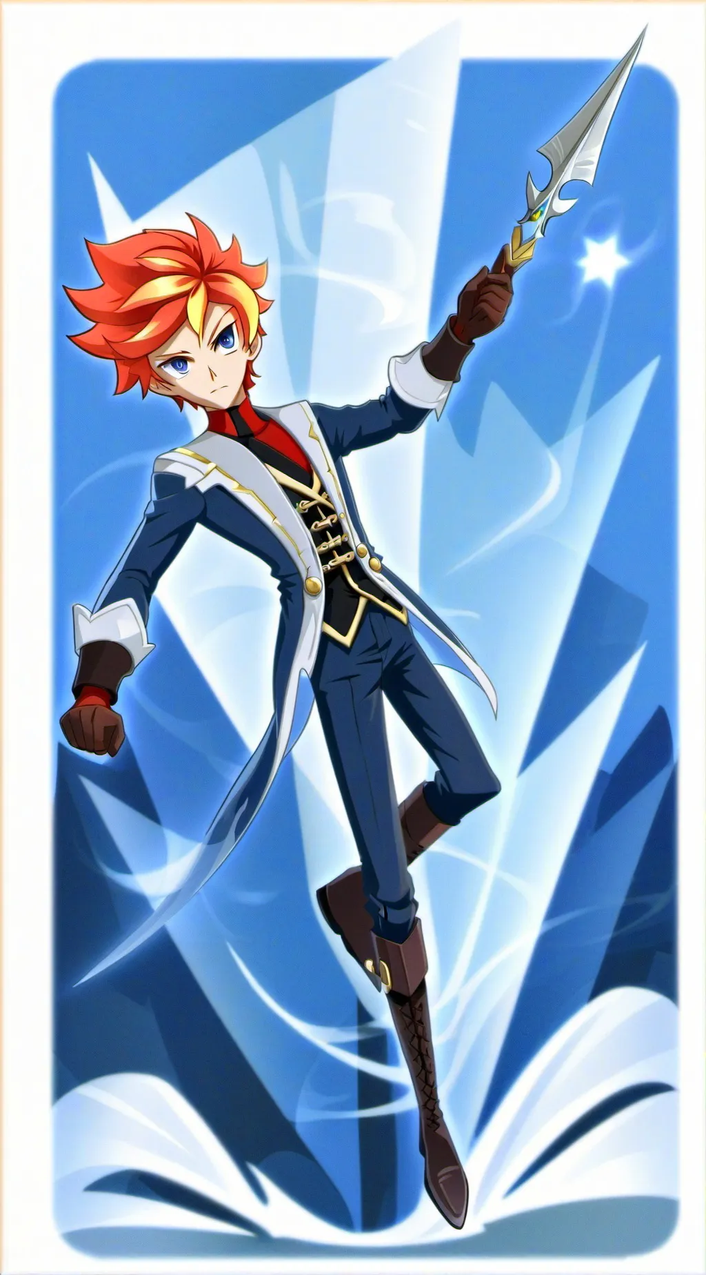 ai character: yusaku fujiki background