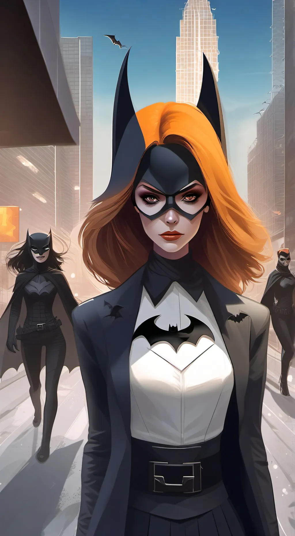 ai character: Bat women x mha background
