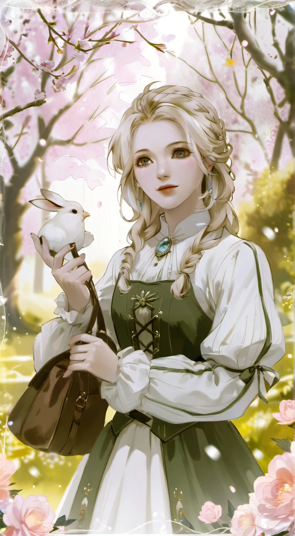 ai character: Belle  background