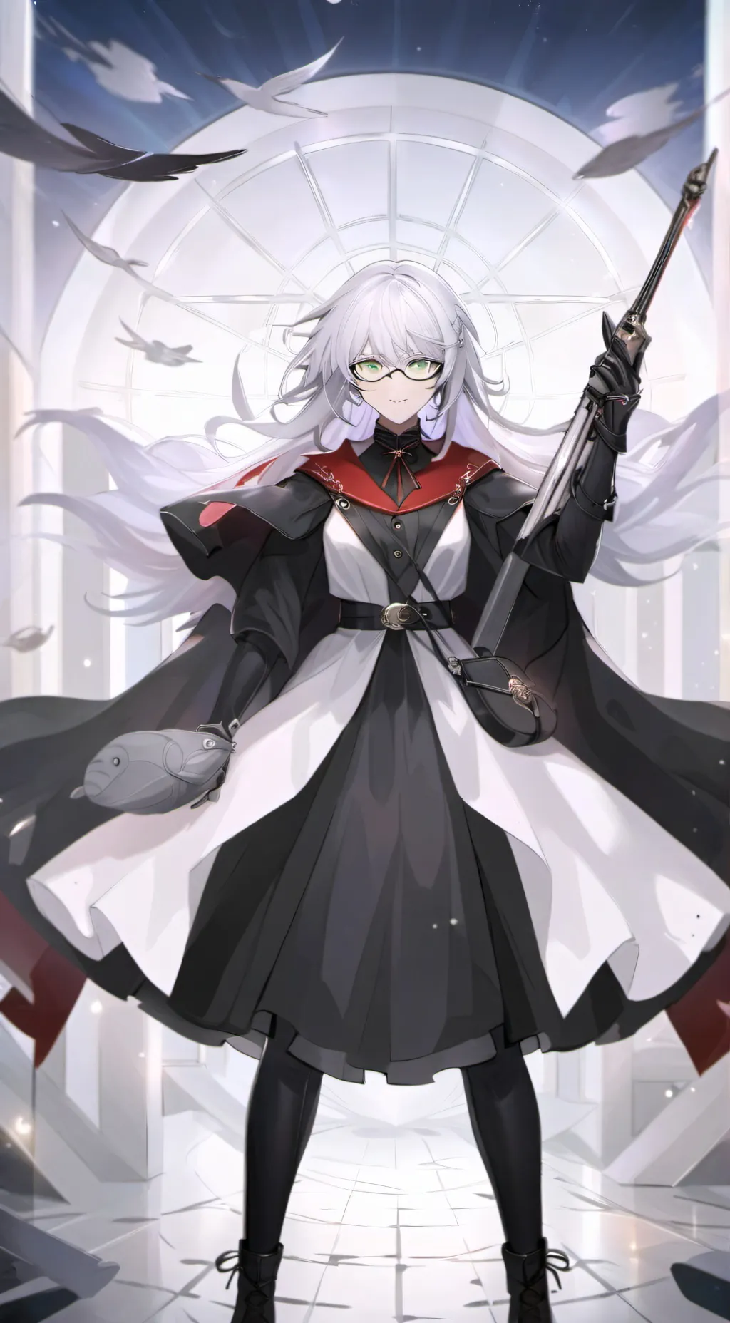 ai character: Ruby J  background