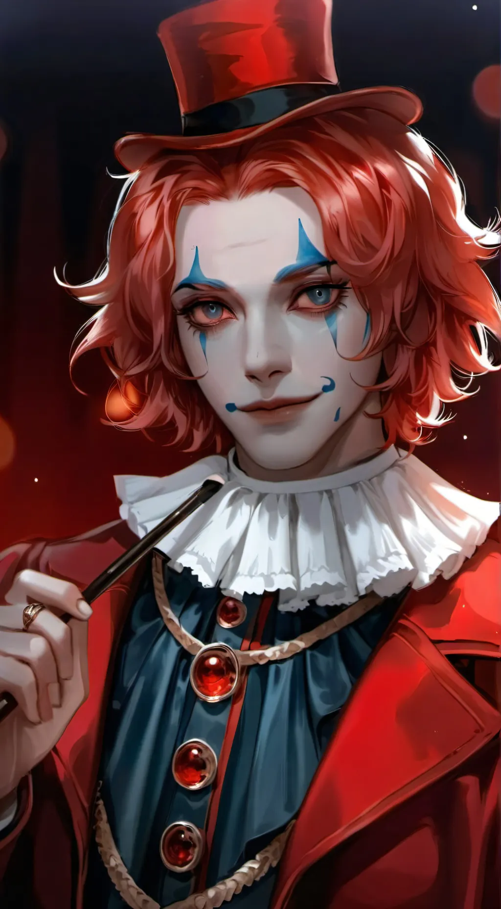 ai character: Twilight Clown background