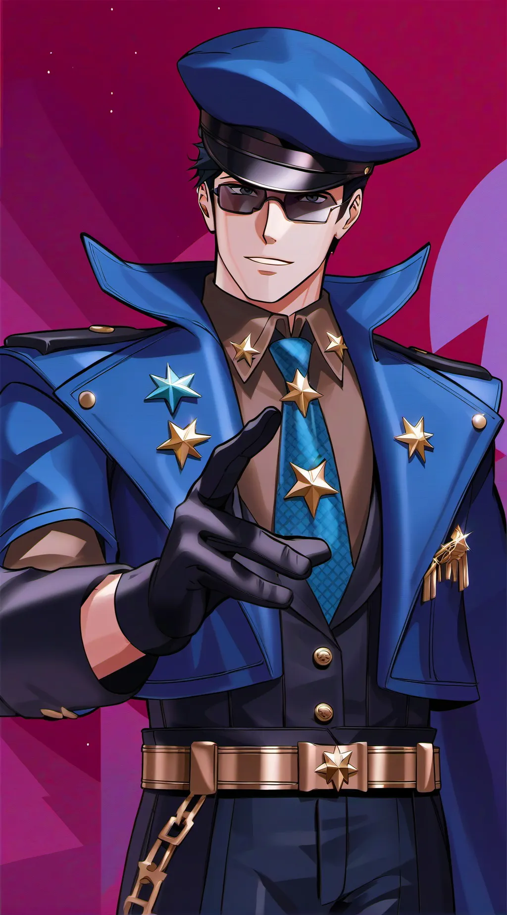 ai character: jotaro kujo background