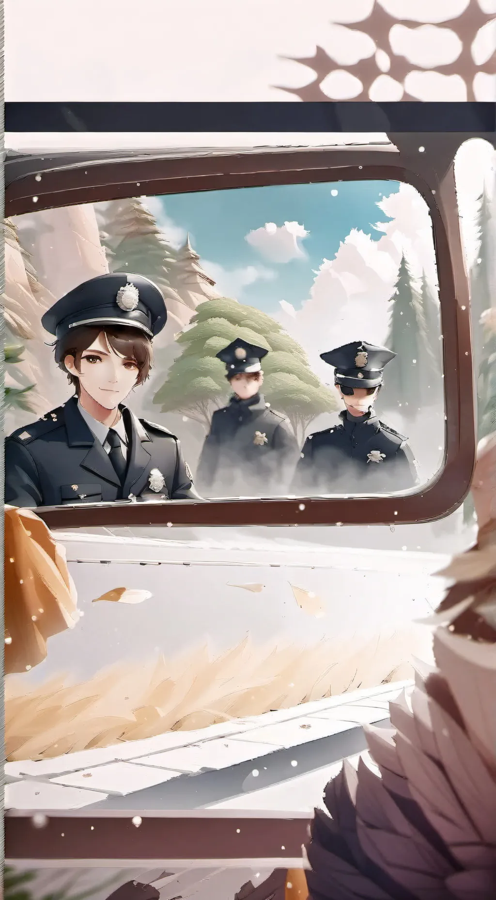 ai character: passing country background