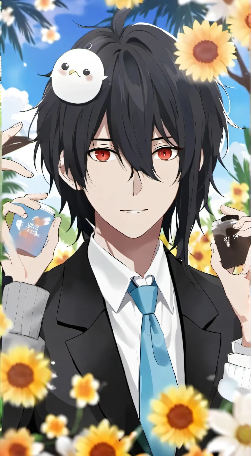 ai character: sprunki escuela background