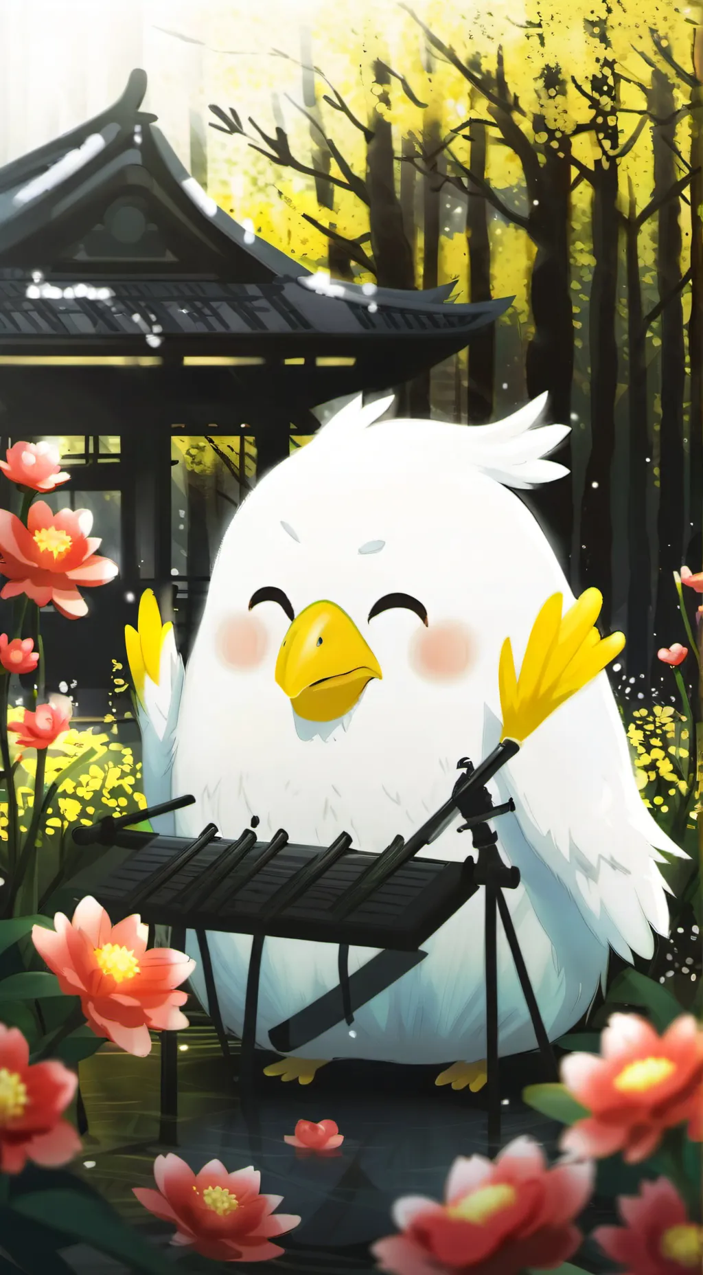 ai character: gojo x t/n background