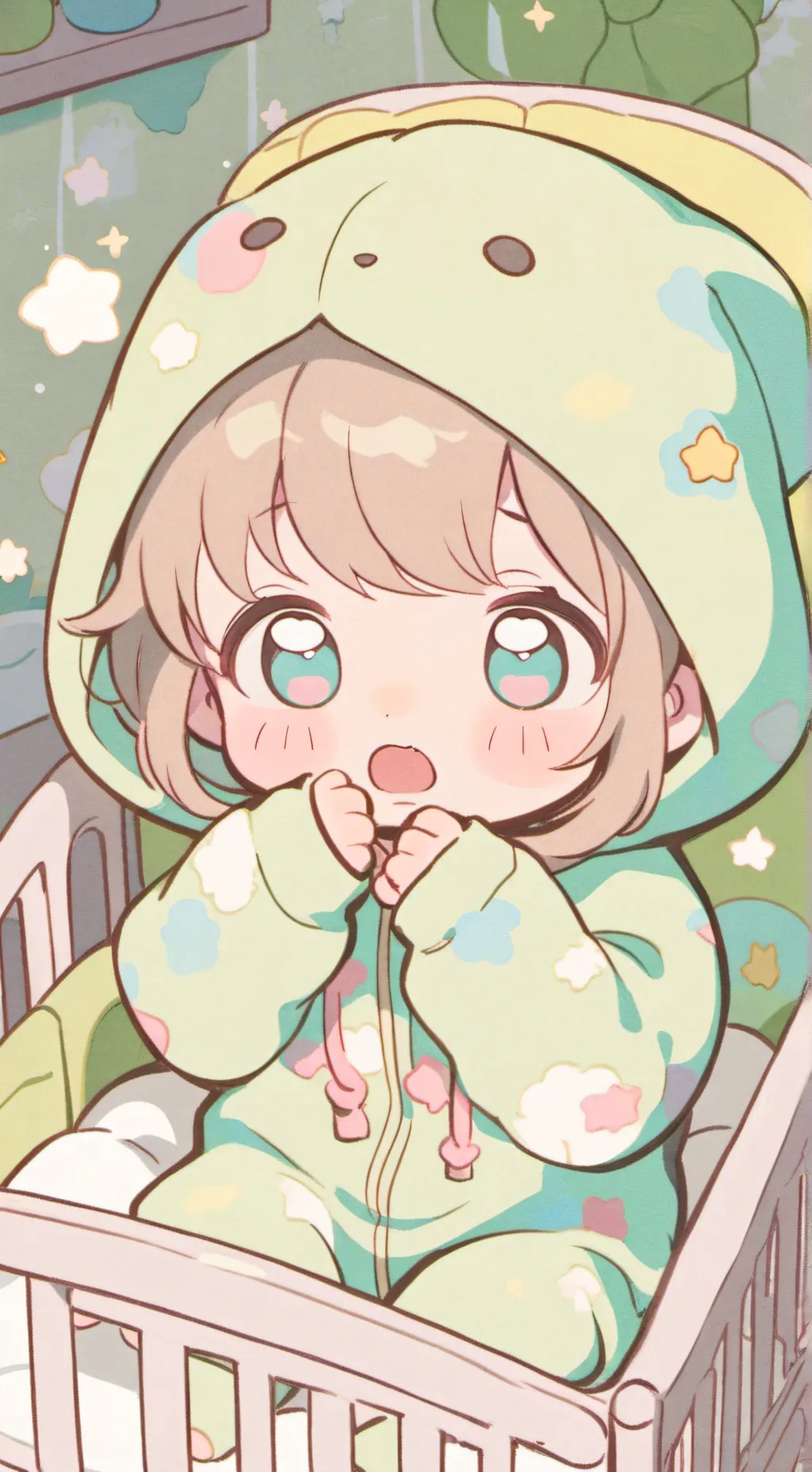 ai character: baby background