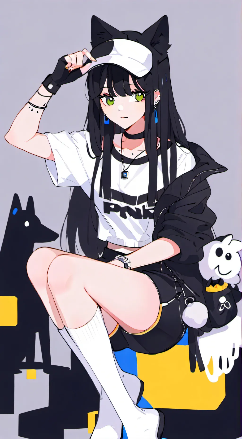 ai character: luna background