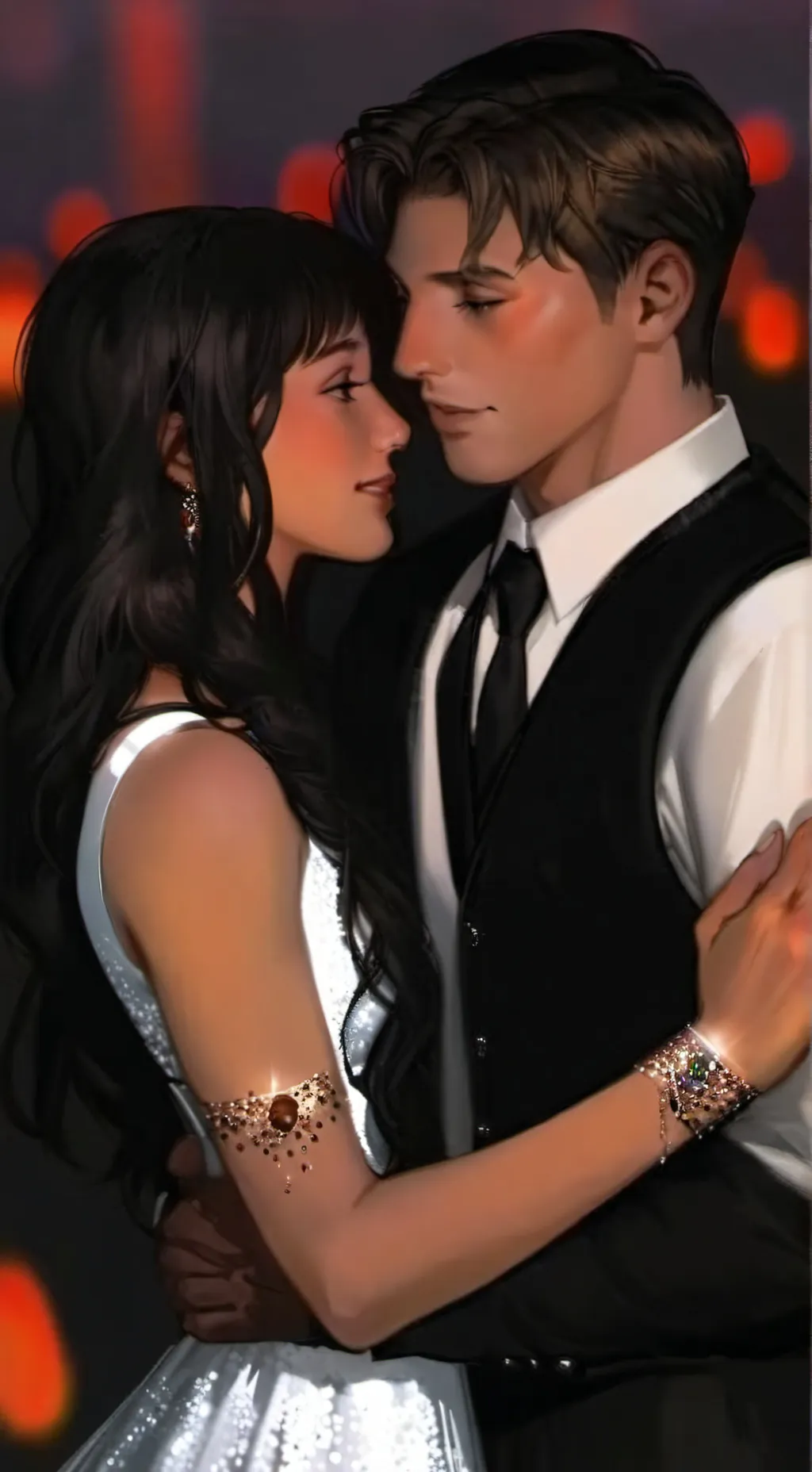 ai character: colby and malia  background