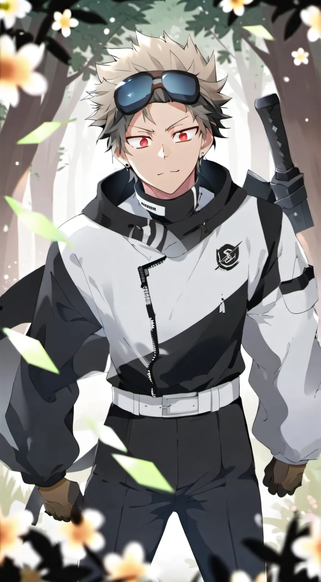 ai character: Bakugo Kasuki background