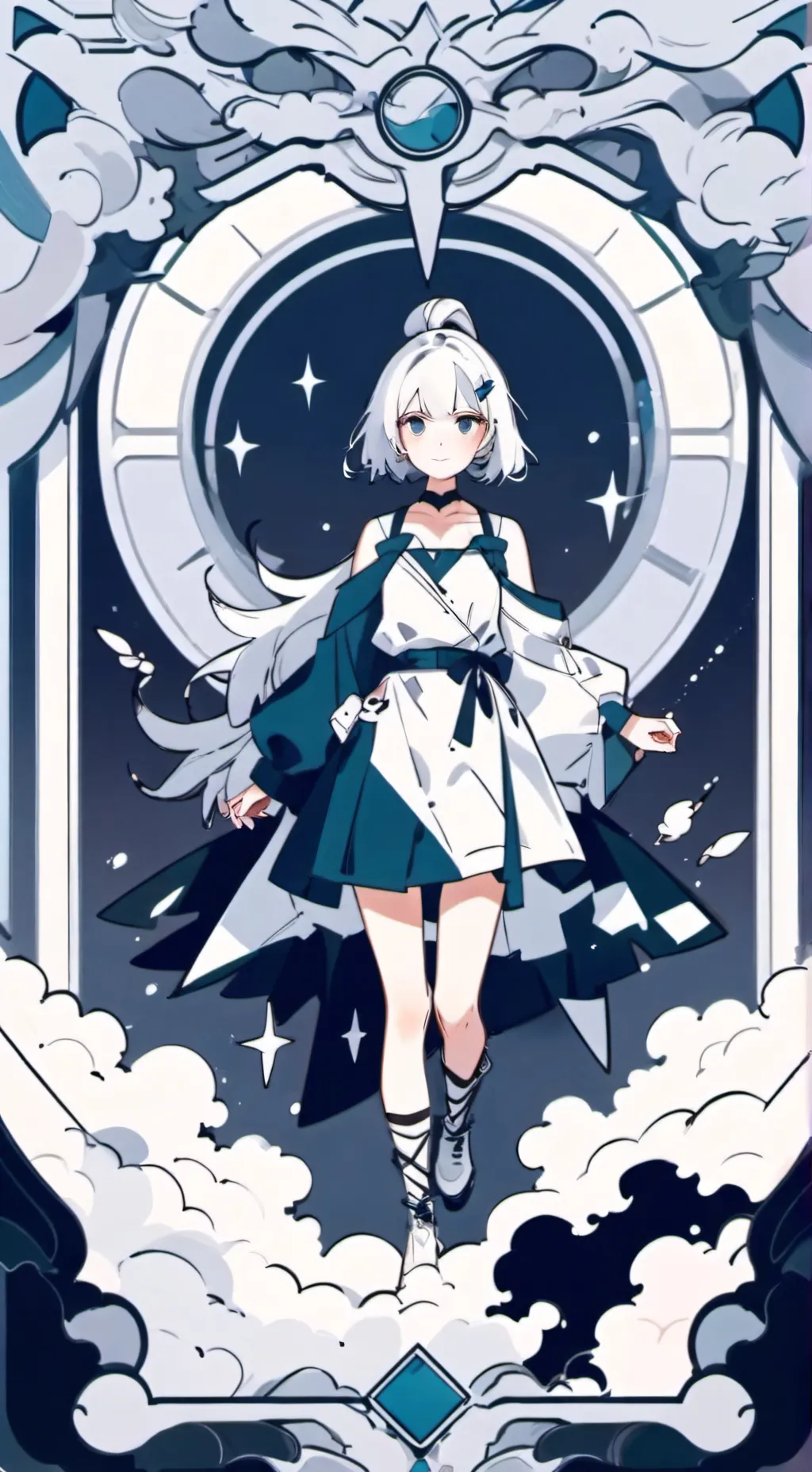 ai character: cosmo trumada  background