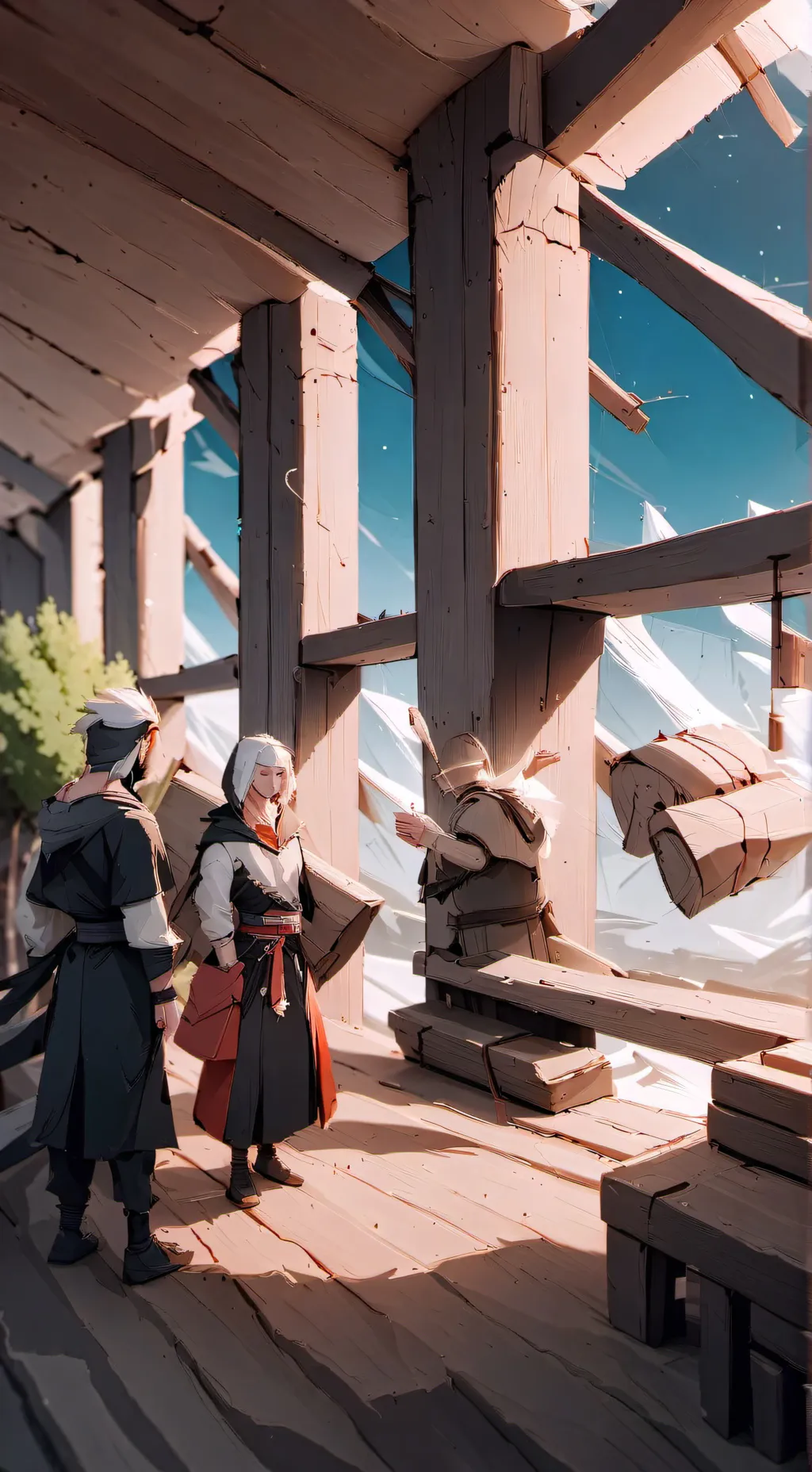 ai character: Dandy's world Ship background