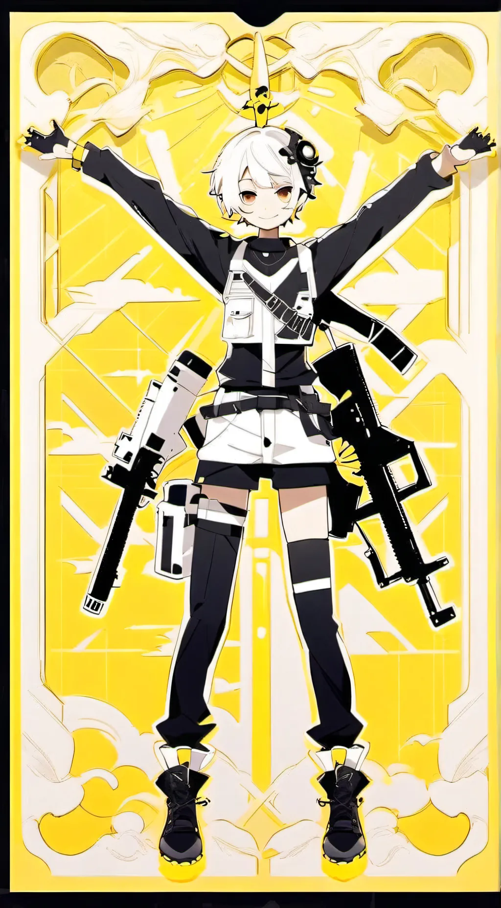 ai character: Murder drones background