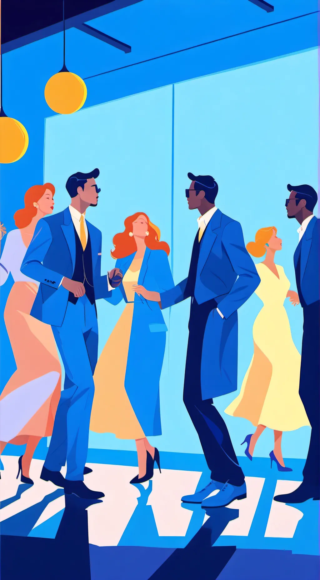 ai character: party goer background