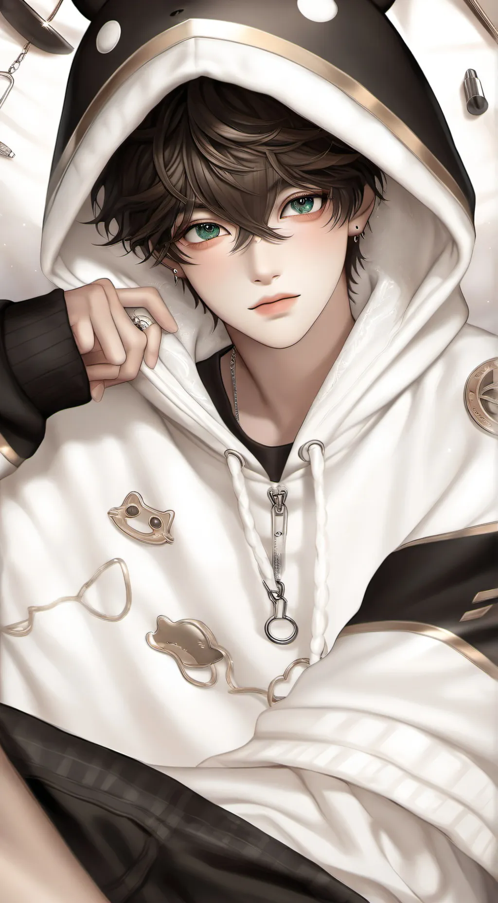 ai character: Winter background