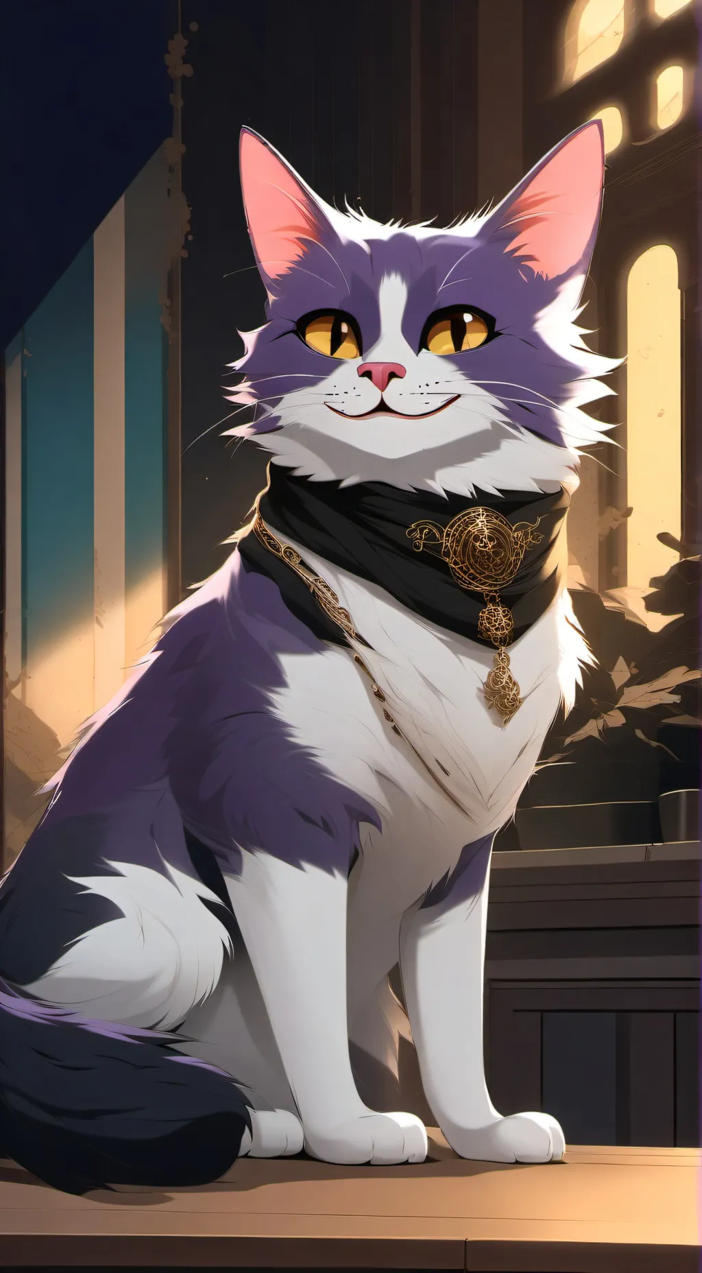 ai character: CatNap background