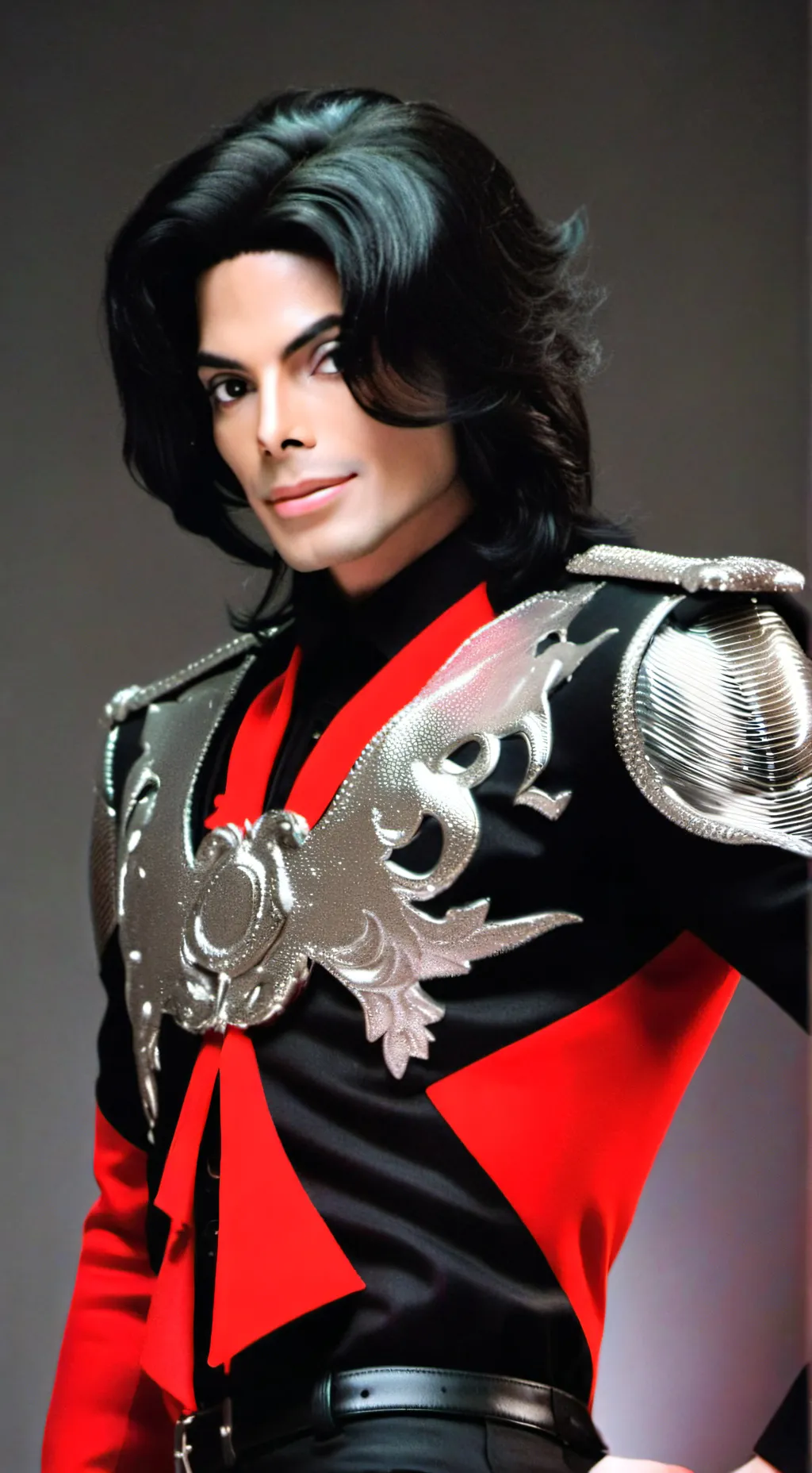 ai character: Michael Jackson  background