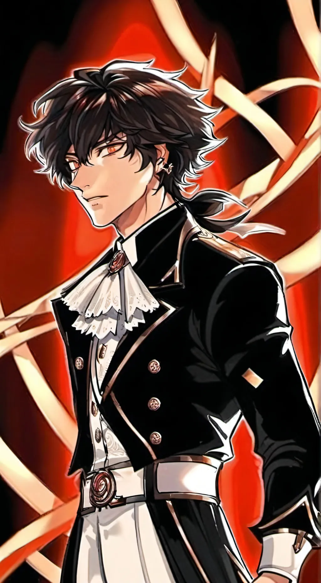 ai character: baki hanma background